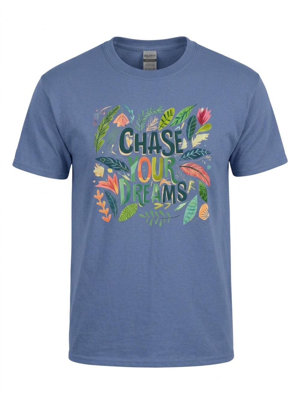 Women’s Violet Purple Premium Quality “Chase Your Dreams” T Shirt Sz XL